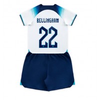 Fotballdrakt Barn England Jude Bellingham #22 Hjemmedraktsett VM 2022 Kortermet (+ Korte bukser)